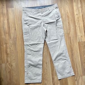 Eddie Bauer Tall Hiking Cargo Ankle Pants Tall 14 Convertible